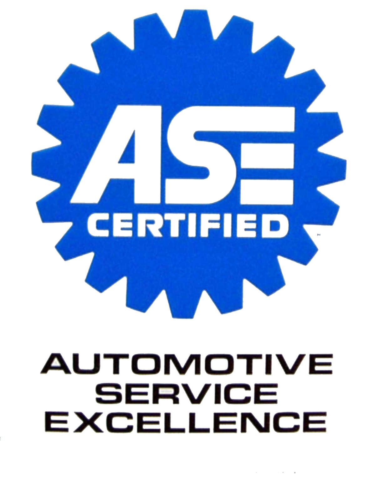 ASE certified - Automotive Service Excellence certification for professional automotive repair technicians